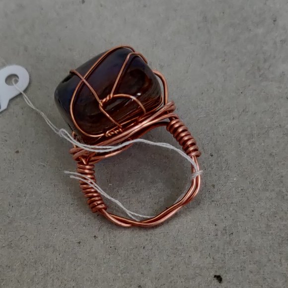 COPPER WRAPPED RING - Picture 3 of 3